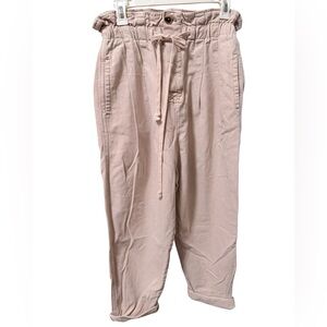 Free People Pink Drawstring Pants